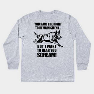 German Shepherd Dog - GSD Kids Long Sleeve T-Shirt